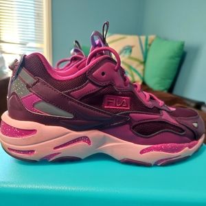 Purple & Pink Women's Filas Sneakers